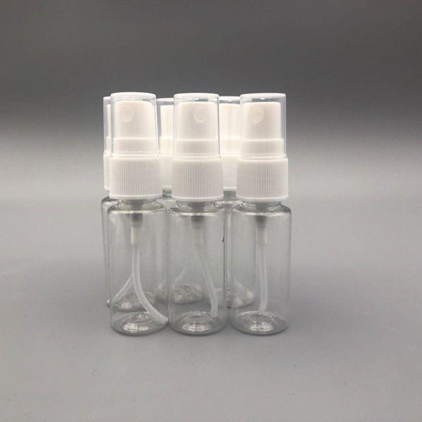 Boş 20ml Pet Atomizer 066oz 1 oz daha az temiz plastik ince sis sprey şişe Seyahat Esansiyel Yağlar Parfüm SE CDGK tarafından Gönder