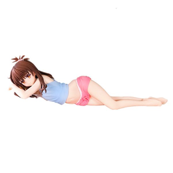 Eylem Oyuncak Figürleri 12cm anime Ru Darkness Yuuki Mikan Seksi Figür Oyuncaklar Anime Figür Oyuncaklar Japon Anime PVC Model Bebek Koleksiyonu 230814