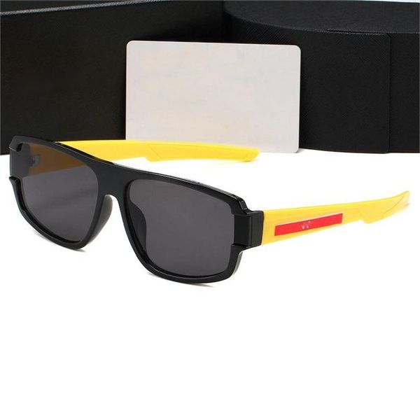 Occhiali da sole giallo ornamentali maschili da sole dhgate donne antireflection anti -uv occhiali da sole goggle.