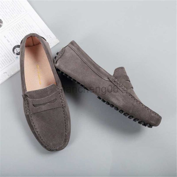 Kleiderschuhe Hochqualitätsschuhe Männer 100% echte Ledermänner Flat Schuhe lässige Ladungsstaatsanwälte auf Herren Flats Schuhe Moccasins Fahren X230519