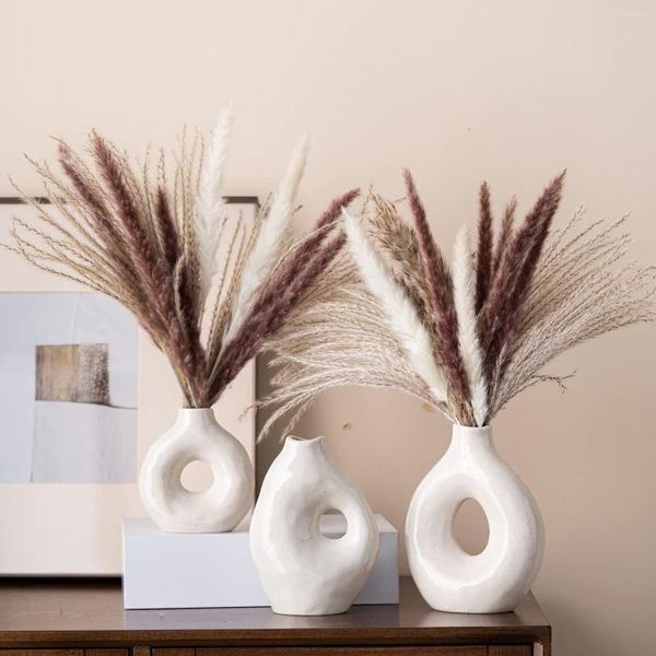 Fiori decorativi moderni decorazioni per la casa agricola boho stile nordico minimalista per ripiani da letto da letto da letto pampas bundle 30pcs 30pcs