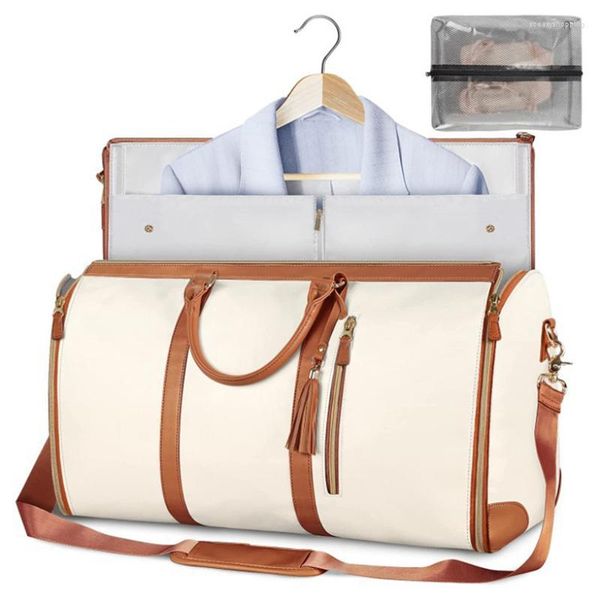 Duffel Bags Duffle Garmment for Travel Convertible Sut Suct Suct Women Стильное переноски с карманом туалетных принадлежностей