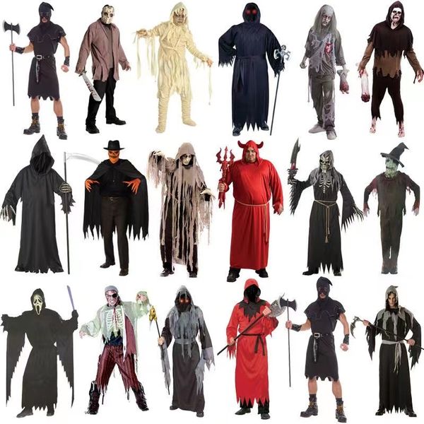 Halloween Kostümkleidung Halloween Cosplay -Kleidung Designer Herren Womens Cosplay Großhandelspreis 2 Stücke 10% Rabatt auf