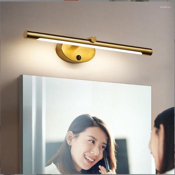 Wandlampe Kronleuchter moderne LED -Scheinwerfer Bad Toiletten Make -up Spiegel vordere Beleuchtung wasserdichtes Nebel Lndoor Anhänger Licht
