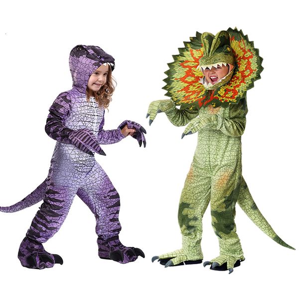 Besondere Anlässe Kinder Triceratops Dinosaurier Kostüme Mädchen Jungen Halloween Cosplay Kinder Dino tun Game Party Rollenspiele Dress Up Geschenke 230814