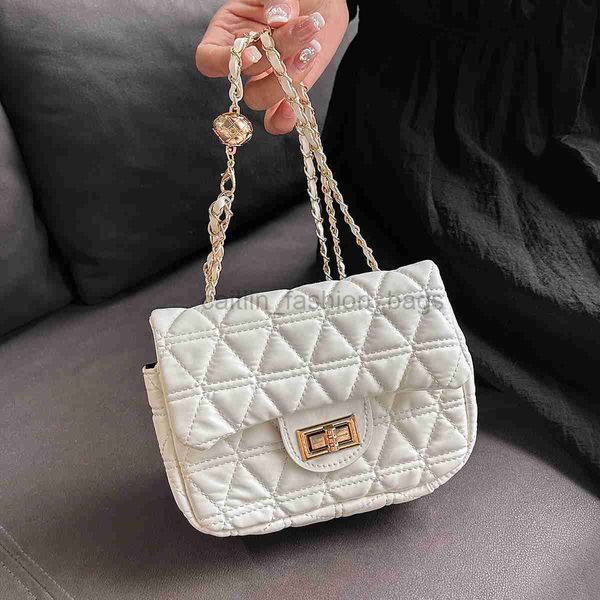 Cross Body Mini Bag New Lingge Chain Sack Sage Weals's Women's Untersative Emelcodery Sagn Summer Little Ball Ball Mipstick Crossbody Bag Caitlin_fashion_bags