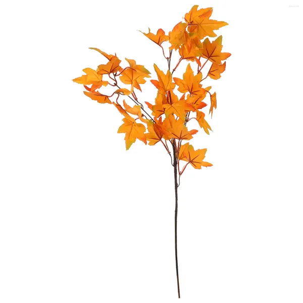 Dekorative Blumen künstlicher Zweigblätter Zweige Thanksgiving Dekor Herbst Vase Pflanzen Innenräume