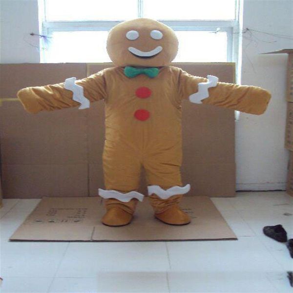 Newcookies Baby Cartoon Character Costume Gingerbread Man Mascot Mascot Prodotti personalizzati su misura 237p