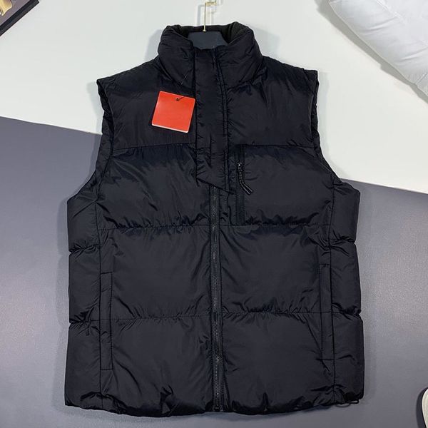 2024 Mulheres Bodywarmer Colete Gilets Mens Todo o Inverno Coletes de Algodão Acolchoado Sem Mangas Jaqueta Quente Puffer Casacos Senhoras Oversized Solto Zipp