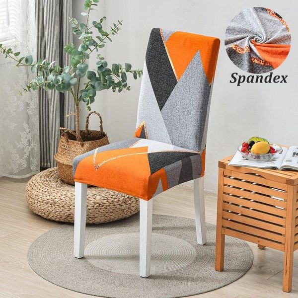 Coperture per sedie spandex lavabile pranzo slipcover fiore elastico copertura universale elastica anti -sporco per soggiorno domestico