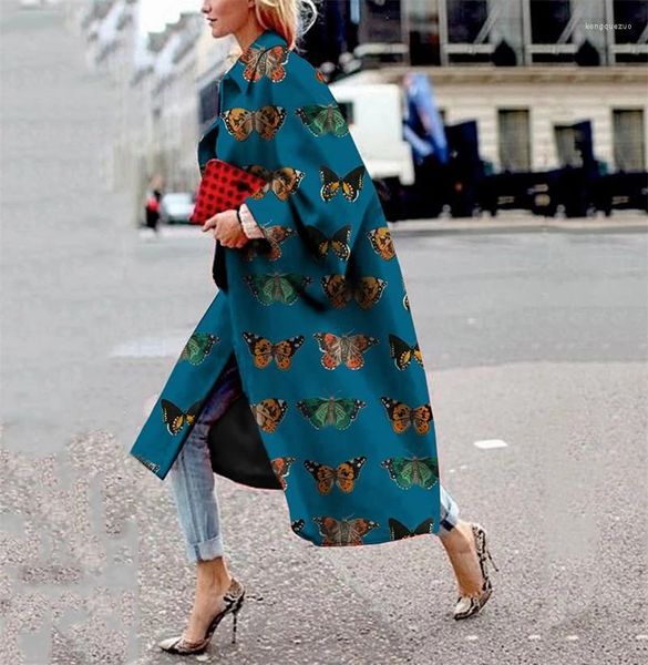 Trench feminina casacos vintage estilos nacionais jaquetas de casaco