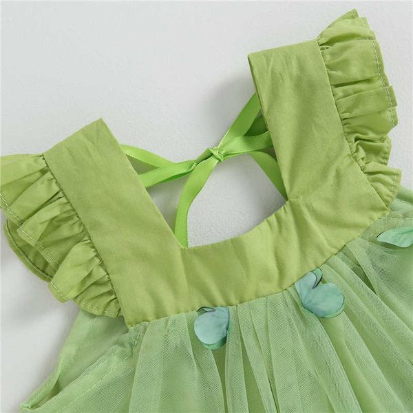 Mädchen Kleider Monate Neugeborenen Baby Mädchen Kleid Schmetterling Tüll A-linie Kleider Für Mädchen Geburtstag Hochzeit Party Sommer