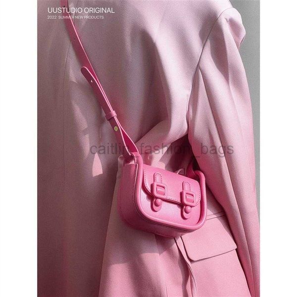 Cross Body Uustudio Niche Design High-End-Feeling-Tasche Pinkes Mädchen würziges Mädchen Kreuzkörper Mini Mund Red Bag Caitlin_fashion_bags