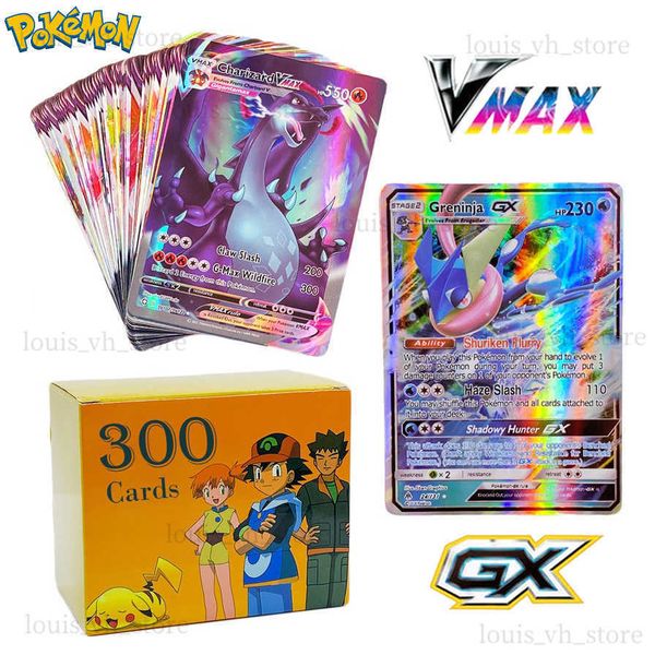 Cards da 54-300pcs 300 V MAX 300 GX Best Sell Selling Battle Inglese Versione Tag Team Shining VMAX Collection Card T230815