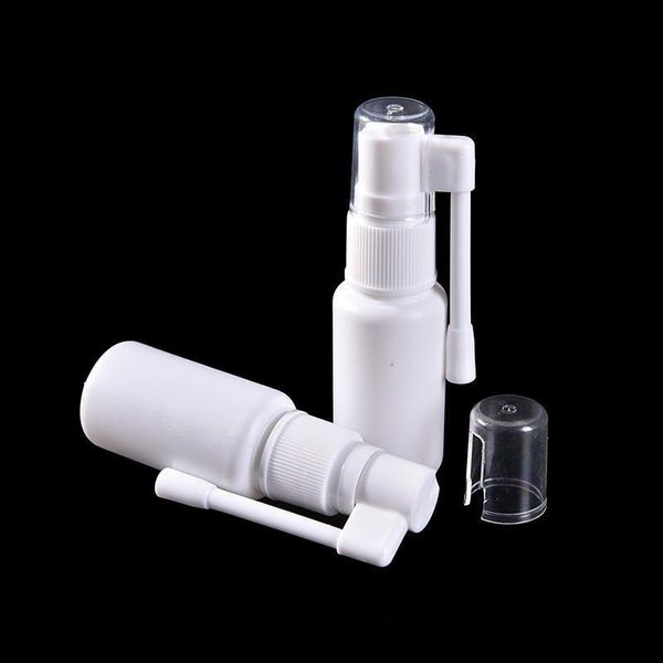 Atomizzatore a naso portatile con spruzzatore a rotazione a 360 gradi in plastica bianca Pompa nasale a spruzzo a nebbia bottiglie vuoto vuoto 10 ml XHNBQ