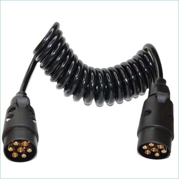 Peças ATV 7 pinos reboque de tábua de luz de borda de borda de tábua de tábua de plugd de plugd socket peças de fios de fios de chumbo de fios de fios de chumbo Circuito de 200 cm de entrega m dh5ut