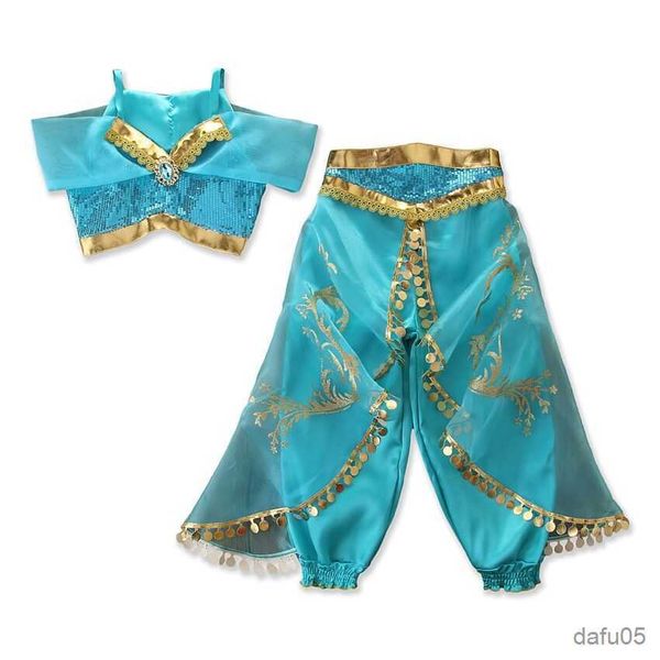 Roupas Conjuntos de 4-8 anos adoráveis ​​crianças meninas meninas princesas Cosplay Sets Personagens de desenhos animados Costume de cosplay Fantas