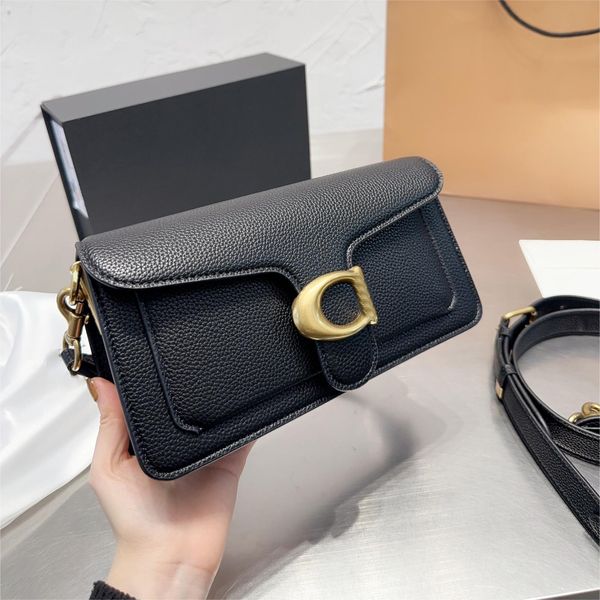 Yastık Tabby Designer Messenger çantaları lüks kadın erkekler çanta el çantası deri baget omuz çantası ayna kalitesi kare crossbody moda çantası hobo sacoche