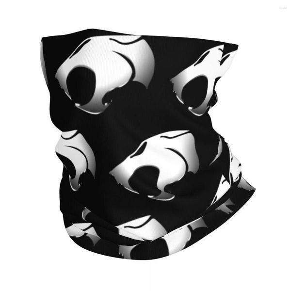 Sciarpe thundercats logo cartone animato cover collo di bandana stampata balaclavas avvolgono sciarpa calda fascia di testa da esterno sport per uomo donna antivento