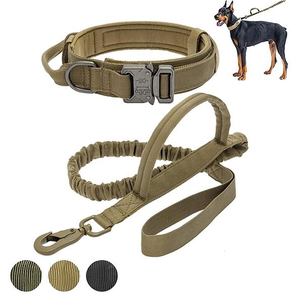 Abbigliamento per cani COLLARI TATTICI TATTICI COLLARE DI NYLON REGOLABILI GUIDI PER CANI MEDICI DI CANI GRANDE Pastore tedesco addestramento a caccia 230814 230814