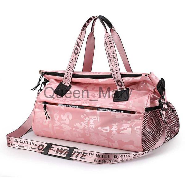 Duffel Bags Bolsa Esportiva de ioga de Graffiti com sapatos Bolsa de viagens de lazer ao ar livre Bolsa de mal