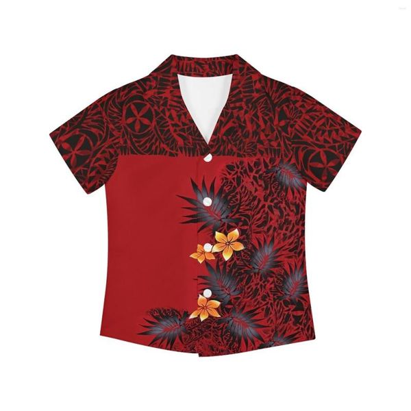 Camicie casual maschile polinesiana tribale totem fijian tatuatore fiji stampe bambini bambini abbigliamento per bambini per abiti da marca bambino top di moda ragazzo