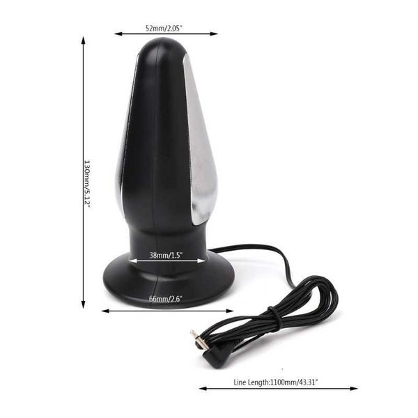 Brinquedo sexual massageador 1 conjunto anal eletro plug choque elétrico anfitrião e estimulação de cabo para dezenas jogo adulto