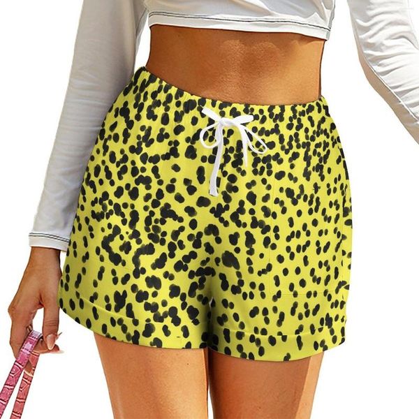 Shorts femminile Cool Dalmatian Elastic Waist Sexy Woman Corean Fashion Oversze Short Short Summer Bottoms