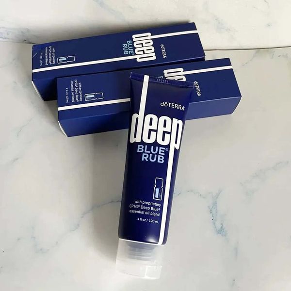 Base de óleo essencial Primer Cuidados com a pele do corpo Deep BLUE RUB Creme tópico 120ml loções frete grátis DHL