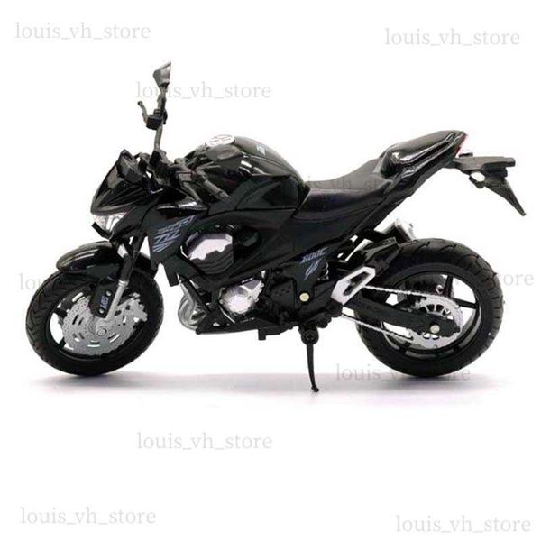 1 12 Kawasaki Z800 Racing Motorcycles Simulazione Modello motociclista in lega di motociclisti Shock assorbitori Raccolta giocattolo per bambini T230815