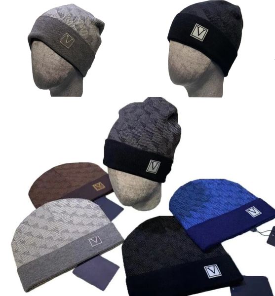 Designer de gorro Beanie Casquette Luxo Capinho do balde Caps Caps Capéu de inverno Chapéu de malha de inverno UNISSISEX Cashmere Letters Casual Outdoor Bonnet de alta qualidade