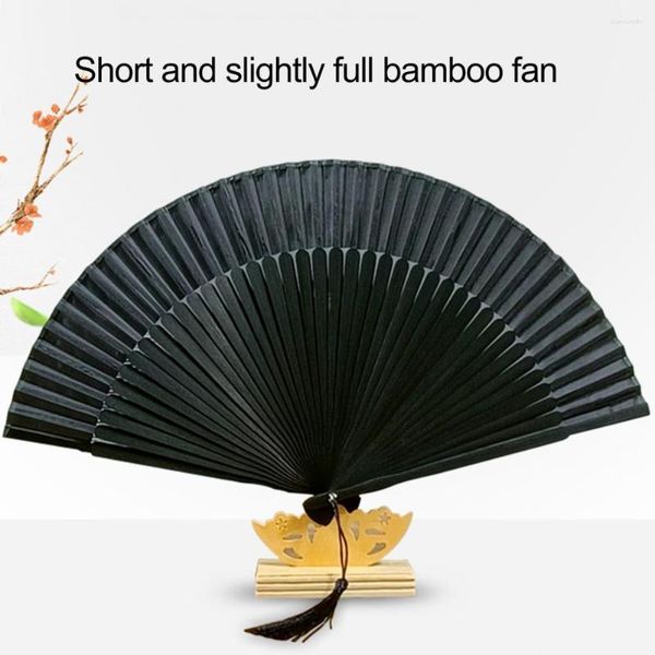 Figurine decorative Fan Fan Polyester Taffeta Dancing Decorazione anti-caduta Pratica stile antichità cinese