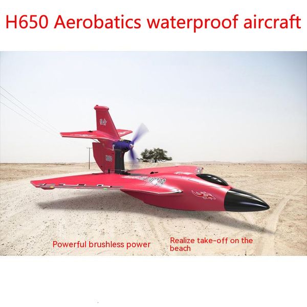 Flugzeug Modle Raptor H650 Aerobatics wasserdicht sechs Kanal Fixierflügelschaum bürstenloser Motorsteuermodell Spielzeug Geschenk 230815