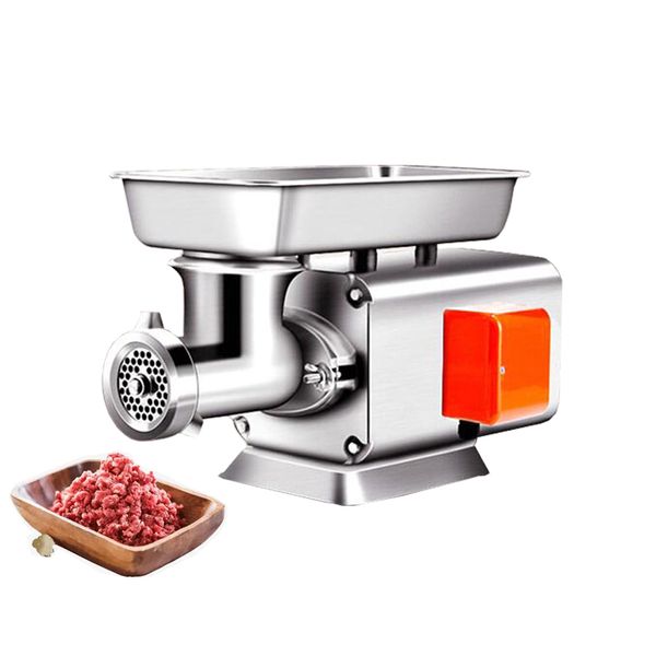 150 kg / h de carne elétrica Mincer 1100w Grinder comercial de cozinha processador de alimentos para salsicha Machine Machine Home Appliance