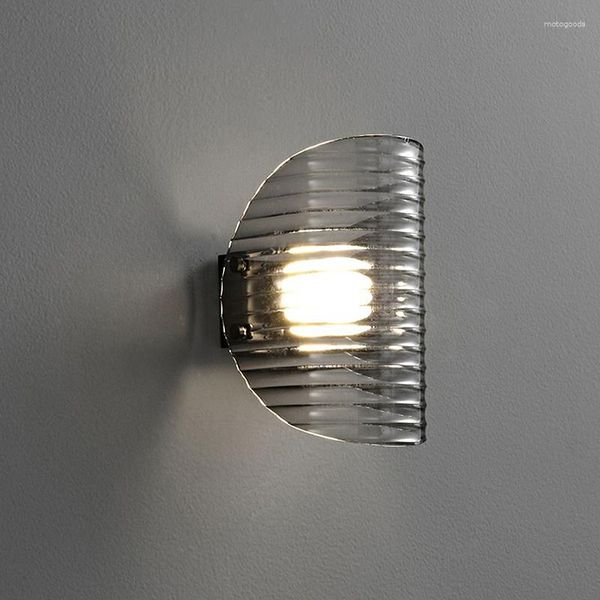 Lampada a muro moderna corridoio minimalista Scala della camera da letto nordica letto di alta gamma ristorante di negozio di fascia alta