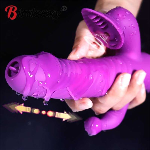 Brinquedo sexual massageador 3 em 1, vibrador de coelho com sucção de clitóris, 10 modos, vibrador rotativo telescópico, aquecimento, vagina, ponto g, estimulação para mulheres