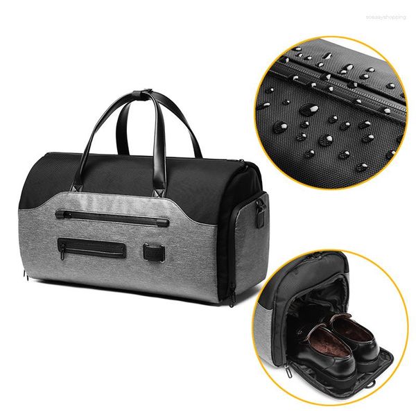 Duffel Bags Herrenanzug Reisenbag Multifunktionaler Kapazität Handtasche mit unabhängiger Schuhbehälter Business Cabin falten