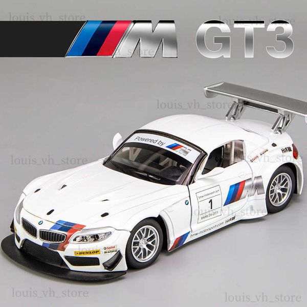 1 24 BMW Z4 GT3 M4 BMW M6 CSL Racing Car Alloy Model Car Toy Diecasts Casting Sound и Light Car Toys для автомобиля Ldren T230815