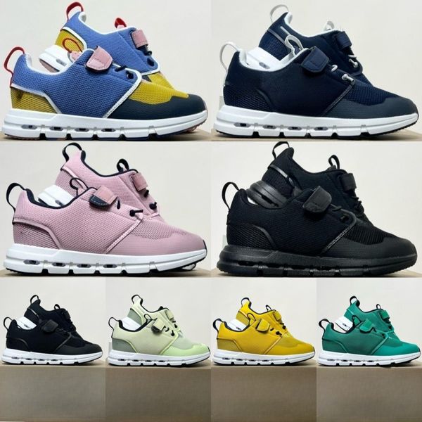 Crianças tênis em corrida para crianças calçadas sapatos meninos meninas meninas preto tênis branca tênis designer jovem garoto crianças federer sapato verde amarelo rosa tamanho azul eur 26-35