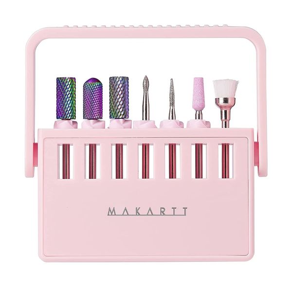 Nail Manicure Set Makartt Bohrer Bithalter für Bits -Organisatoren und Speicherkoffer für das Tech -Versorgungswerkzeuganzeige 230815