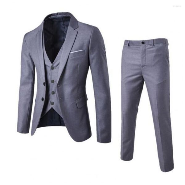 Ternos masculinos 1 conjunto Men Ter Suit Casat Pants Roupas de casamento de noivo