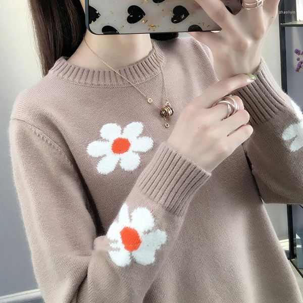 Frauenpullover vy1039 2023 Frühling Herbst Winter Frauen Mode lässig warme schöne Pullover Frau Frau alter Rollkragenpullover übergroß