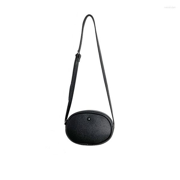 Abendtaschen 2023 Zipper Frauen Damen Umhängetasche weiche PU Leder Mini Crossbody Phone Korean Oval Jugend Ganzer Verkauf