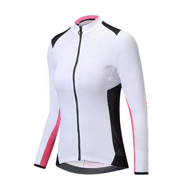 Велосипедные рубашки топы Джерси Женщины с длинным рукавом дышащие спортивные велосипедные одежды команда велосипедов.