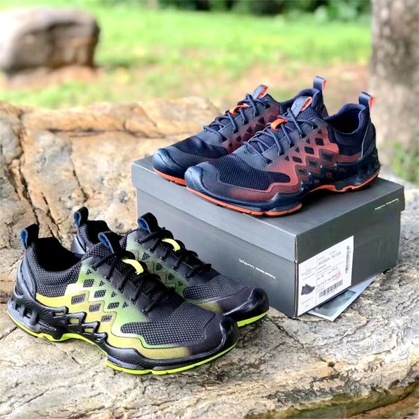 Tênis de gestos de sapatos de corrida de homens mais vendidos para homens de luxo de luxo Run Sport Shoe Man Leather Outdoor Rogging Shoes Men