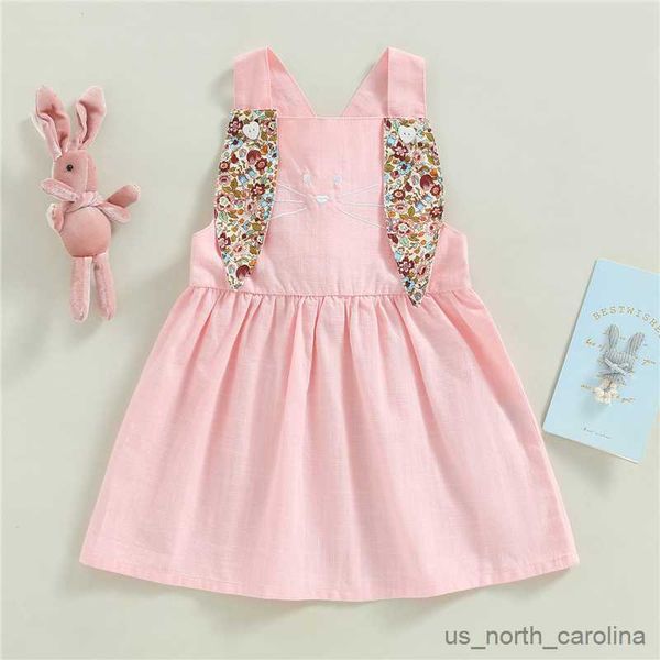 Abiti da ragazza NABINA BAMBINA Abito Pasqua generale Simpatico abbigliamento da tubo quadrato Summer Specamer Abito da bambino R230815 neonato R230815