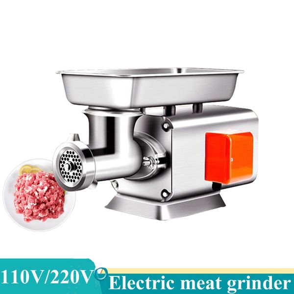 Greador de carne elétrica Mincer de carne de aço inoxidável para uso de abastecimento de salsichas de uso comercial