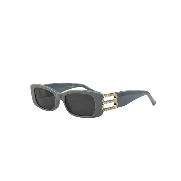 Óculos de sol de óculos BGA para mulheres Óculos de sol quadrados de óculos de gato vintage Metal de alta qualidade com shinestone b Logo Multi Color UV400 Designer de glasses de sol