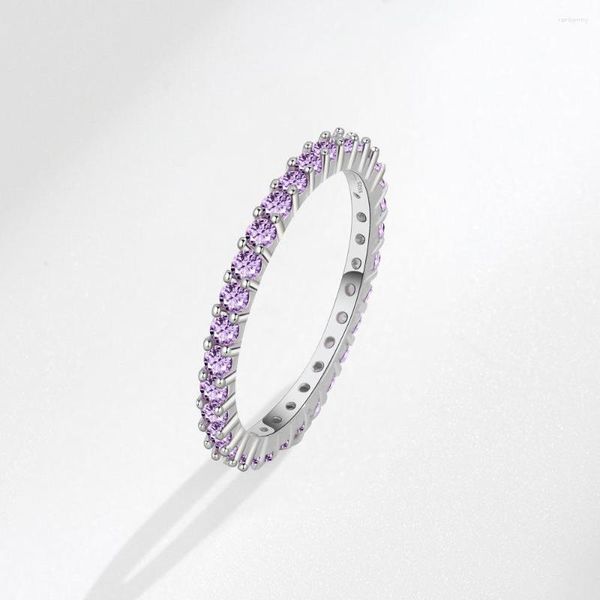 Gli anelli per matrimoni vendono eleganti stelle piene brillanti cz zircone platino placcatura ad anello per donne accessori per gioielli a mano