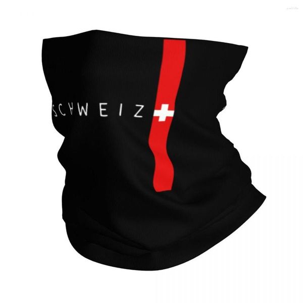 Schals Schweiz Flagge Bandana Hals Halsabdeckung gedruckter Balaclavas Magic Schal Mehrzweck Kopfbedeckung Outdoor Sport Unisex Erwachsener Windschutz